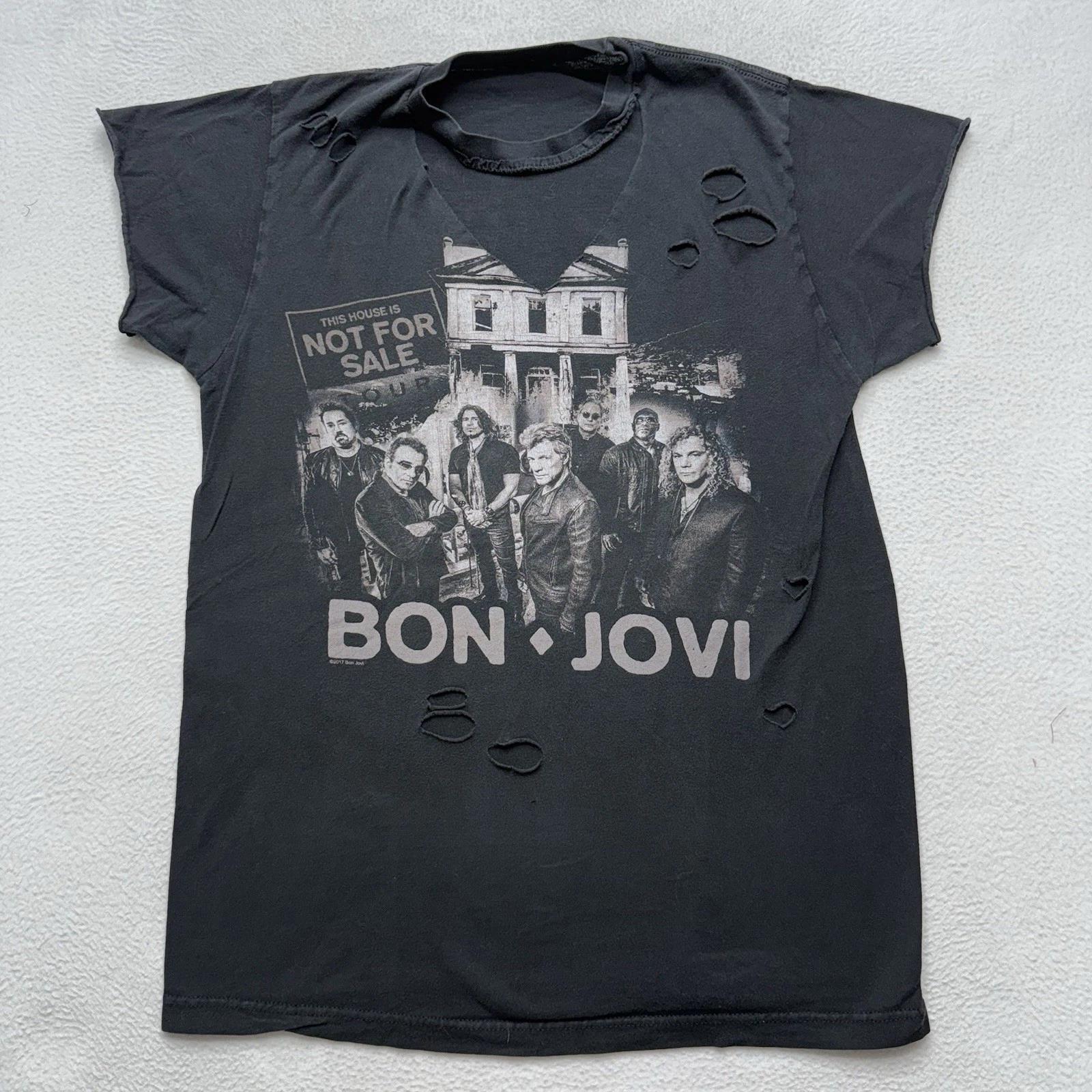 

Bon Jovi This House Is Not For Sale Футболка с концерта тура 2018 года Унисекс Средний крой S