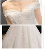[Housaku Co., Ltd.] Wedding Dress, A-line, Off-shoulder, Lace-up, Layered Skirt, Floral Embroidery, Bridal, Concert, Master of Ceremonies, Recital, Pe