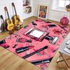 Lipstick & High Heels Pattern Area Rug for Living Room Bedroom Bedside Non-Slip Floor Mat Fashion Beauty Home Decor Lounge