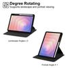 360° Rotating Case For Samsung Galaxy Tab S9 S10 FE Lite 10.9'' 11'' Swiveling Stand Clear Back Cover With Pencil Holder