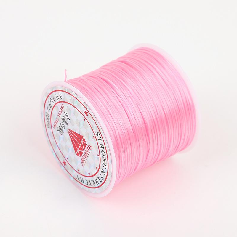 50M Pružná Elastická Korálková Nit Šňůra Struna pro DIY Výrobu Náramků a Šperků
