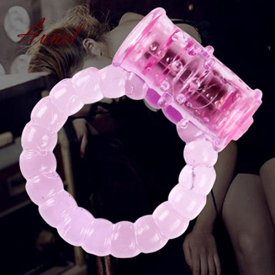 Stretchy Cock Men Vogue Penis Ring Clitoral Stimulation Cockring Vibrator