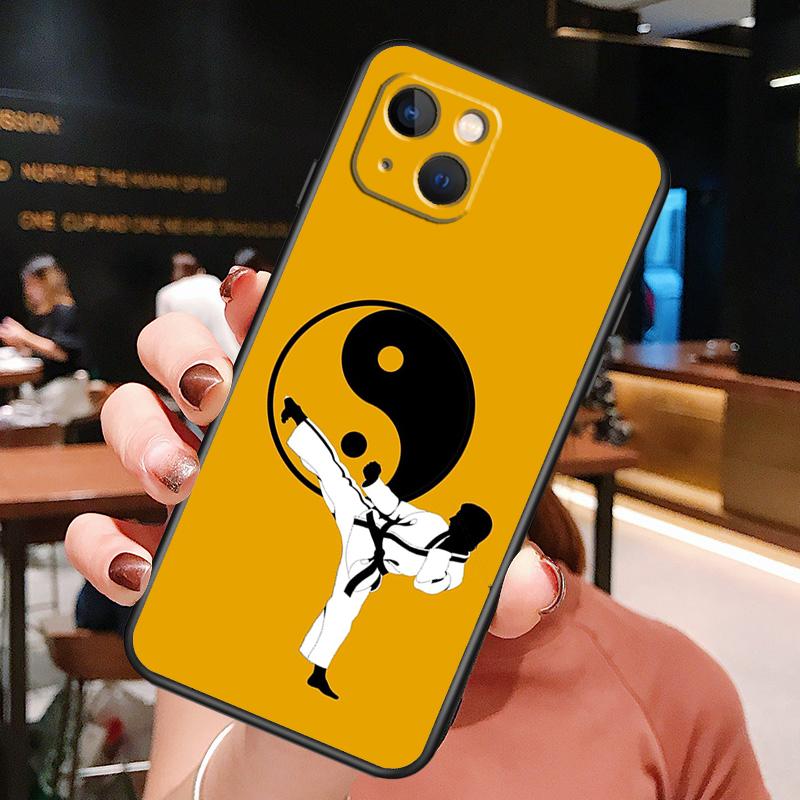 Kung Fu Taekwondo Karate Phone Case For iPhone 16 Pro Max 15 13 12 11 14 Pro Max Plus 12 13 Mini XR 16e Funda Cover