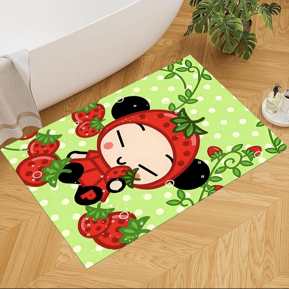 Pucca Large Mouse Pad Desk Mat Study Desk Mat Non-Slip Rubber Bottom Perfect Gift for Gamers