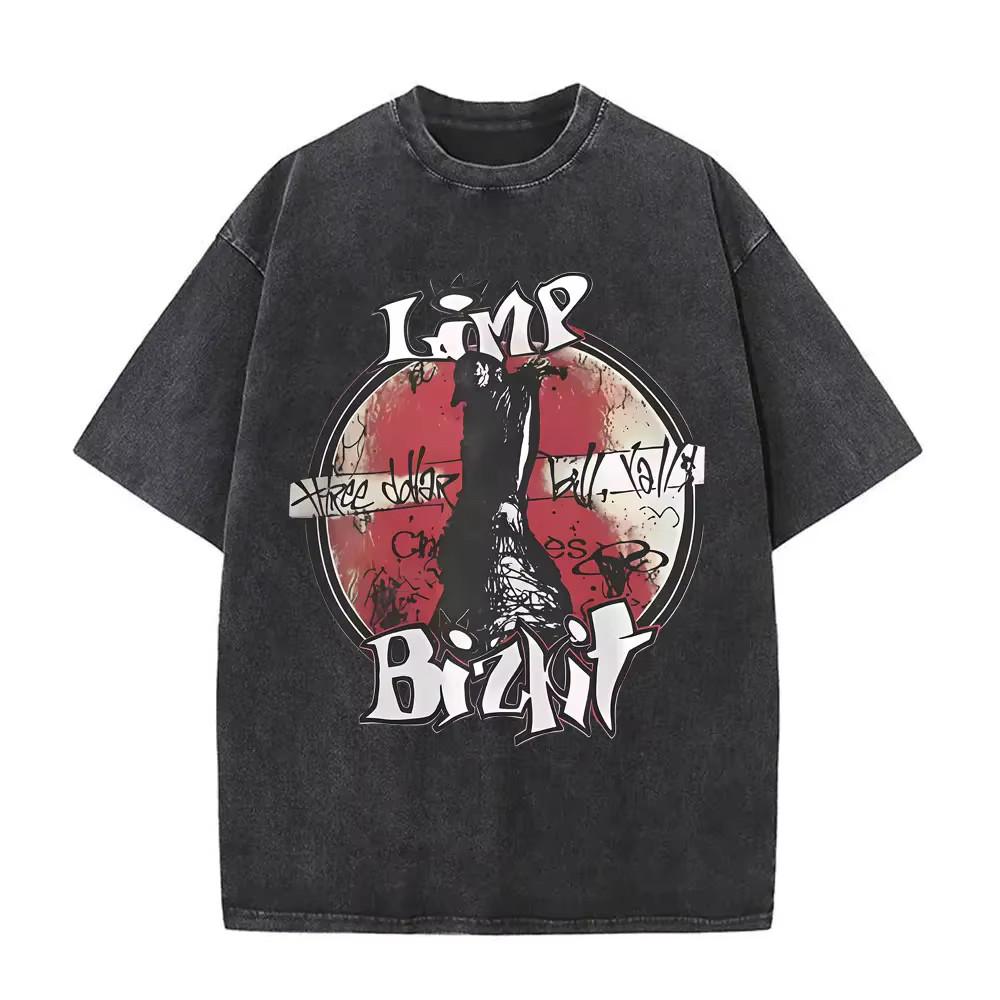 Limp Bizkit Style Graphic T Shirt Nu Metal Vintage Cotton Grunge Band Tee S-3XL,men&women Unisex T-shirt
