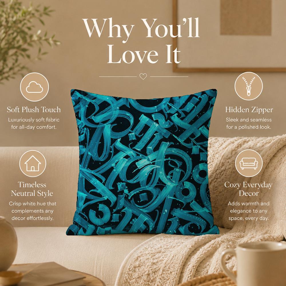 Artist P-Pokras LampasS Cushion Cover Double-Sided Printed Pillow Cover Hypoallergenic Dust-Mite Proof