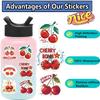 50PCS Red Cartoon Cherry Small Mouth Graffiti Stickers Decorative Guitar Notebook Luggage DIY Waterproof Stickers