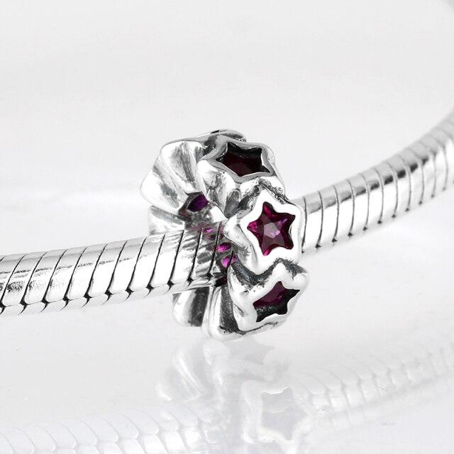 Perles fines en argent sterling 925 de forme ronde La famille est là où l'amour grandit Perles fines à faire soi-même adaptées aux bracelets à breloques originaux Fabrication de bijoux