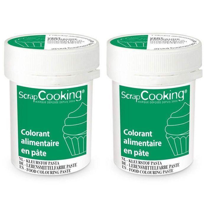 Colorant alimentaire en pâte 40 g - Vert émeraude