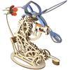 3D Wooden Puzzle Model, Mechanical Hummingbirds Craft DIY Assembly Kit 3D Jigsaw Puzzle Ornaments Kit for Adults to Build - 200+ Pieces