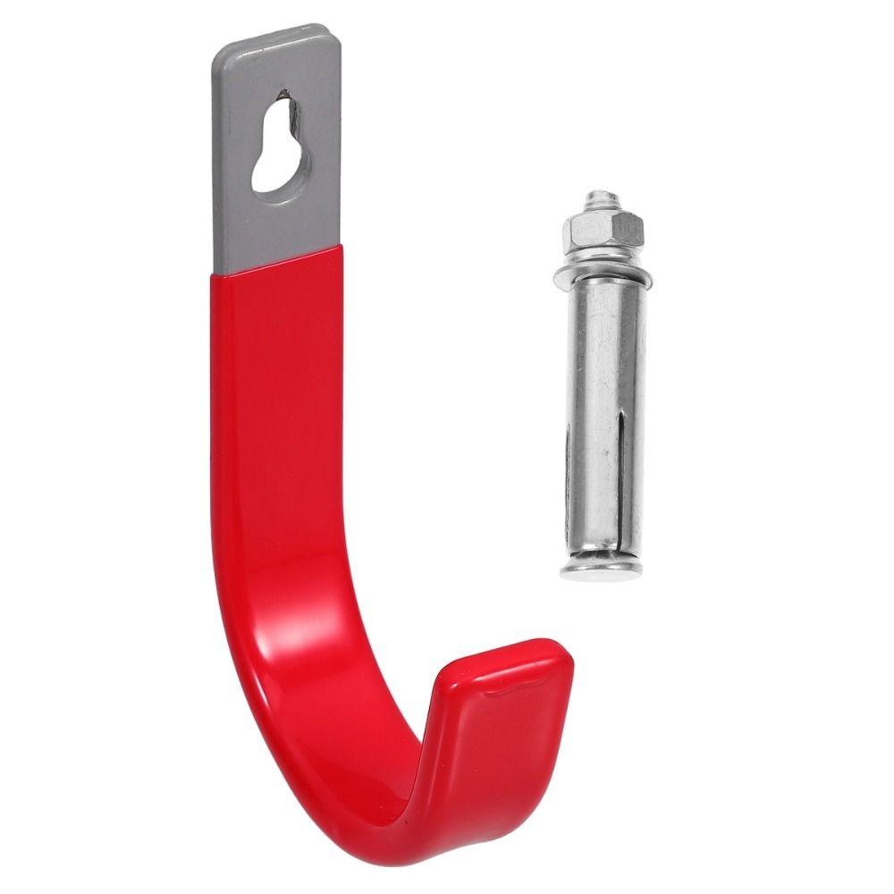 

Red Garage Hook Wall Mounted Hanging Hooks Garden Hose Supplies Storage Hooks Heavy Duty S красный