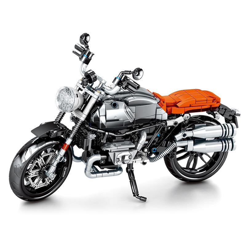 ShengBao 701806 Motorcycle Boy Educational Building Blocks Toy - Perfect Birthday Gift