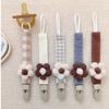 Cute Flower Dummy Nipple Holder Plastic Embroidery Pacifier Clips Baby Pacifier Chain  Newborn