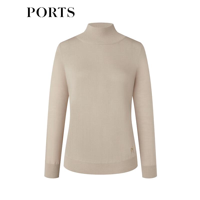 PORTS Women's Knitted Long-Sleeve Turtleneck Sweater LD9K456KKW004