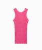 SIO Deep V Lace Sleeveless Pink
