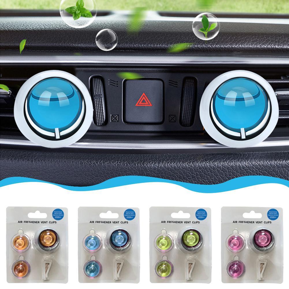 Car Air Fragrance Clips Air Conditioning Outlet Freshener Liquid Aromatherapy Balm Odor-Removing Fragrance Car Perfume