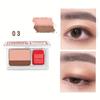 Quick Eyeshadow Color Mixing Disc Brush Easy To Apply Glitter Earth Brown Color Golden Brown Eyeshadow Palette