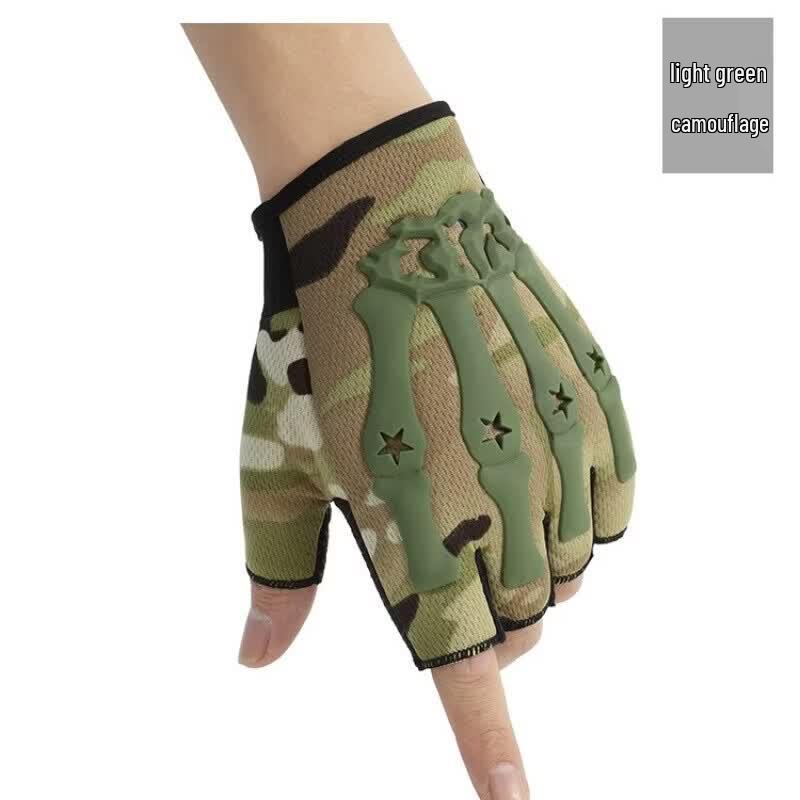 Тактические перчатки Lishi с открытыми пальцами для мужчин One Size