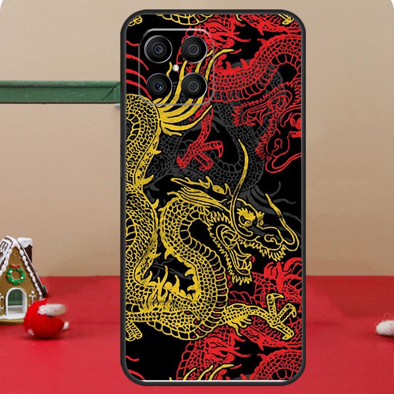 DRAGON TATTOO JAPANESE Case For Honor Magic 7 Lite 6 8 Pro Honor 400 200 70 90 X8c X8b X9a X9b X9c X9d Win RT Cover