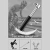 Small Bike Tire Pump Presta & Schrader Portable MTB 120PSI Telescopic Barrel Aluminum-Alloy Bike Pump for Easy Pumping