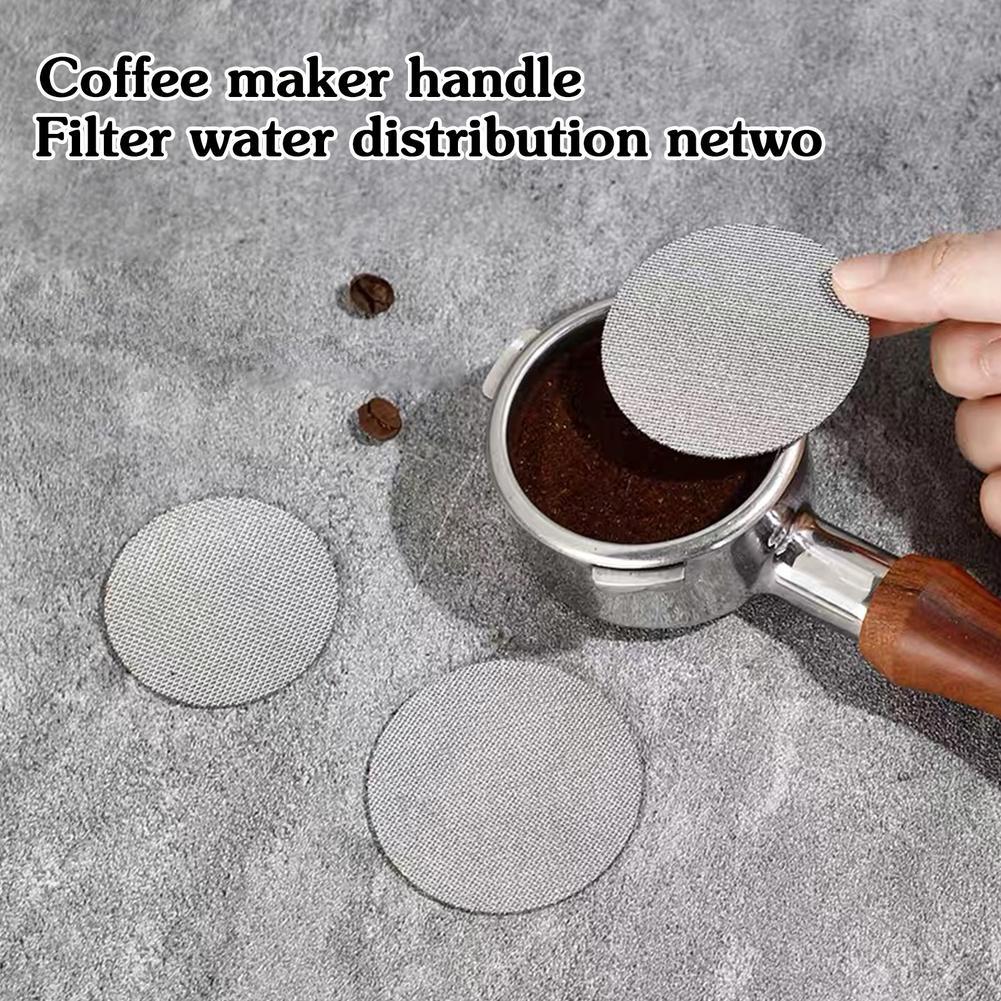 51/53/58 MM Kaffee Sekundärwasserverteiler austauschbares Rückstoß-Filtersieb geeignet für Kaffeemaschinengriff Scheibensieb