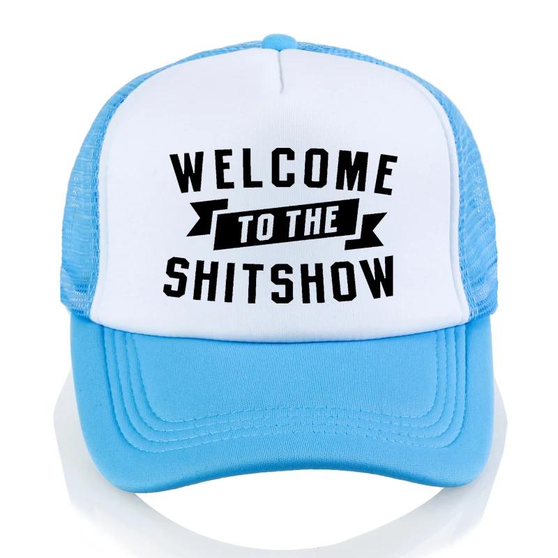 

funny welcome to the shitshow Women Baseball Cap Harajuku Streetwear Golf hat Adjustable Dad Hat Sports Mesh Breathable hats Adjustable
