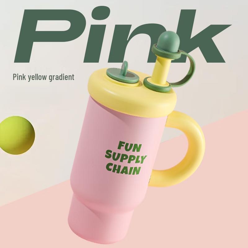Shangqi Macaron Dual-Drink Insulated Car Travel Mug