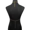Multi-layer Women Body Chain Metal Bra Body Jewelry Trendy Bikini Waist Chain  Costume Accessories