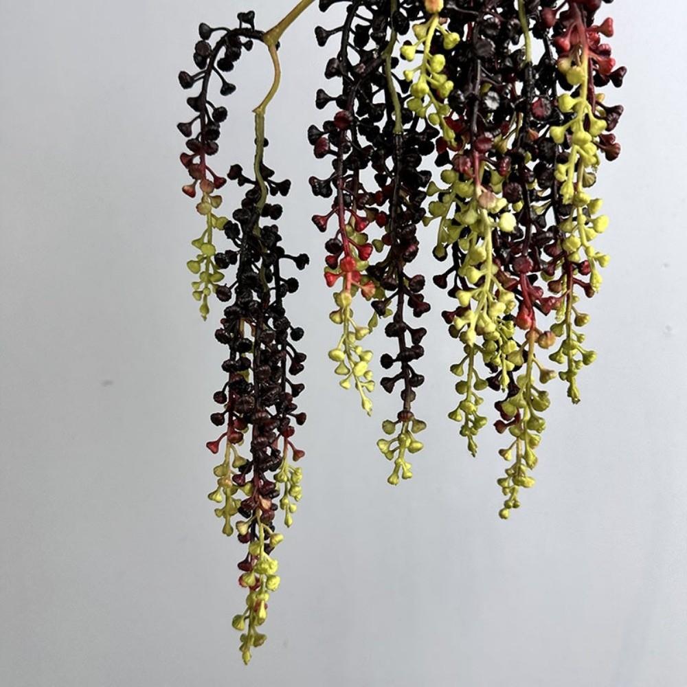 Floral Display Artificial Hanging Plant Soft Rubber Fake String Greenery Plant Home Decor
