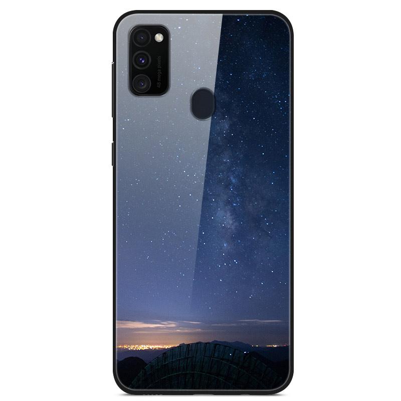 Popular Case For Samsung Galaxy M31 Case Tempered Glass Back Cover Case For Samsung M30s A21s M21 M31s A71 A51 Case Funda Coque