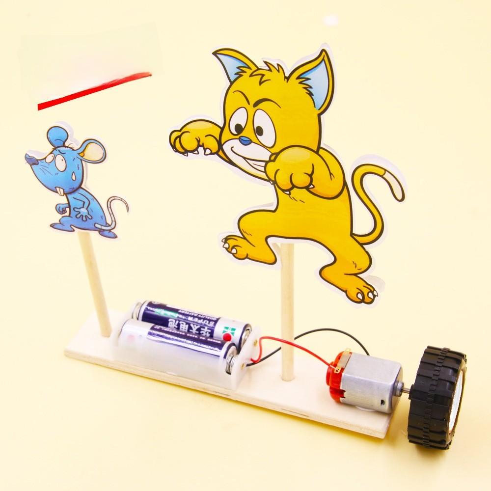 Stem Science Experiment Kits For Kids With Diy Cat And Mouse Trap Technology Educational Toy For Preschool And Students