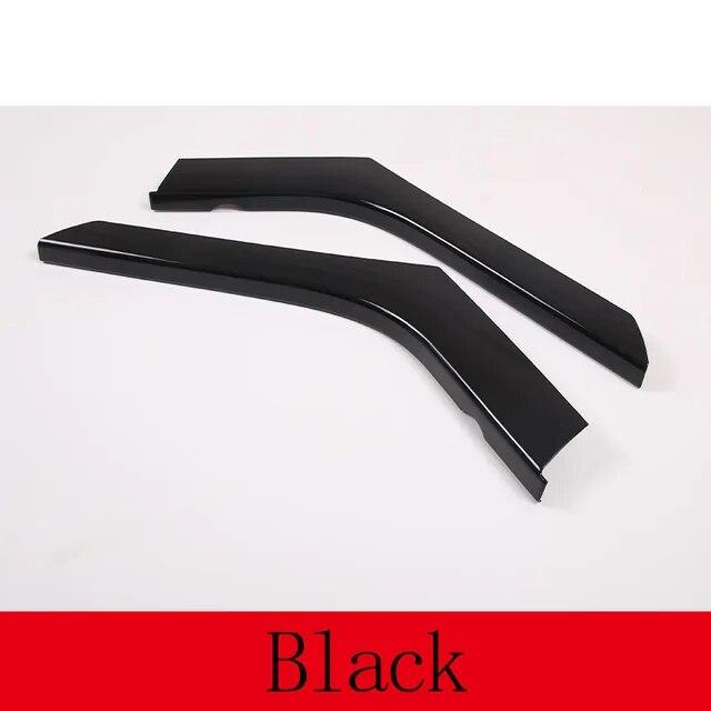 For Land Rover Range Rover Evoque 2012-2018 ABS Carbon fiber/Silver Car Center Control Side Trim Strip Sticker Car Accessories