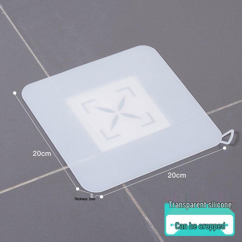 Geruchsdichte Silikon-Bodenablaufmatte für Küche & Bad – Verstopfungshemmende Kanalabdeckung