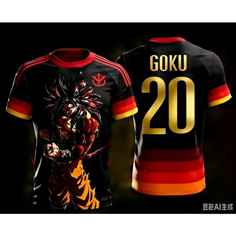 2026 Dragon Ball Licensed Print Goku No.10 Soccer Training Jersey Adult S-6XL Stylish Street Style