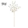 Elegant Mantlepiece Display Accents Faux Crystal Christmas Tree Picks with Bendable Wire, Acrylic Pearl Sprays Festive Bouquet Filler Strands