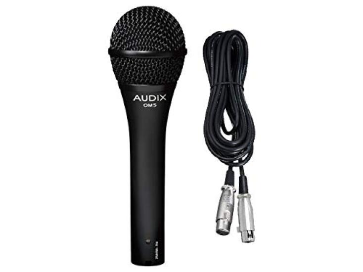 

AUDIX - Динамический микрофон OM5 + Набор микрофонного кабеля 5 м