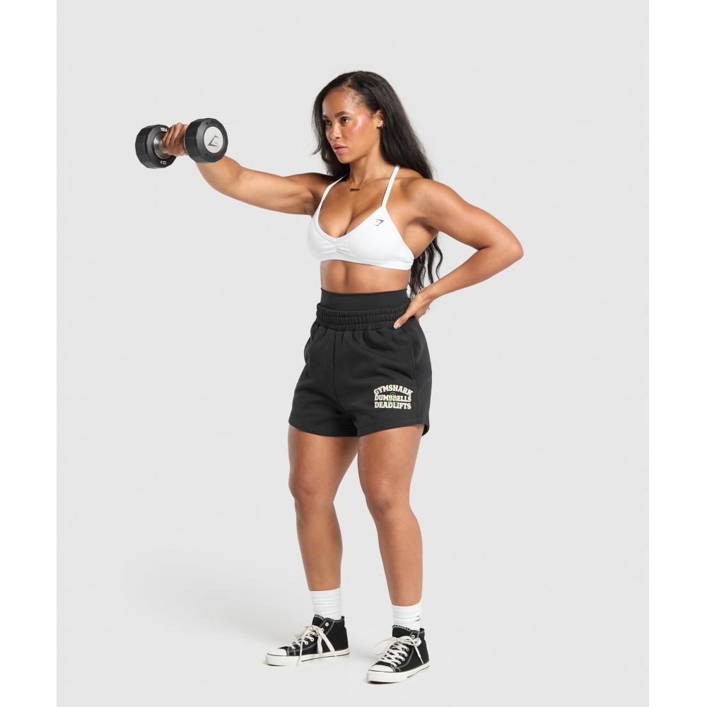Gymshark Dumbells   Deadlifts Shorts Black B9a4k Bb2j
