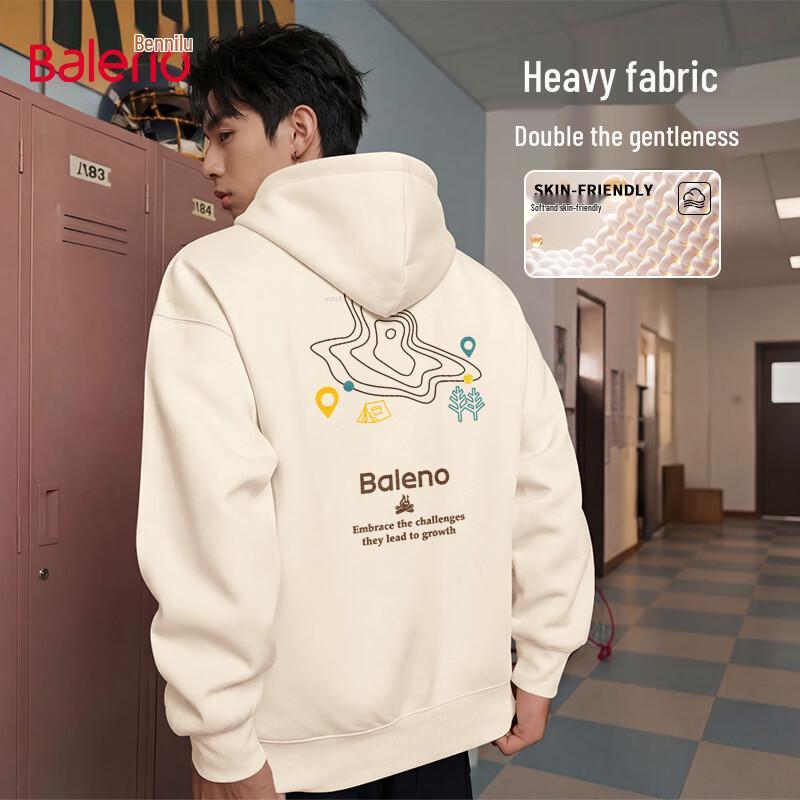 

Baleno Men s Printed Knit Hoodie L