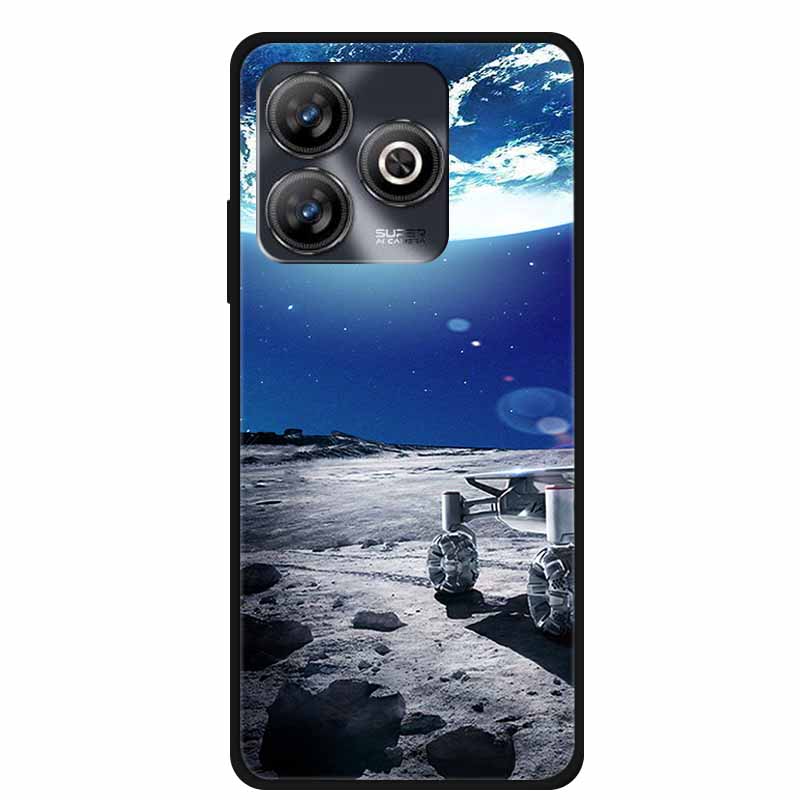Phone Case For ZTE Blade A75 4G Back Cover Case Shockproof Black Silicone Soft Funda For ZTE Blade A75 4G Case A 75 6.6" Coque