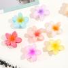 Sweet Flower Claw Hair Clips Nonslip Strong Hold Hair Jaw Clips Barrettes Headwear Fashion Hair Styling Accessories