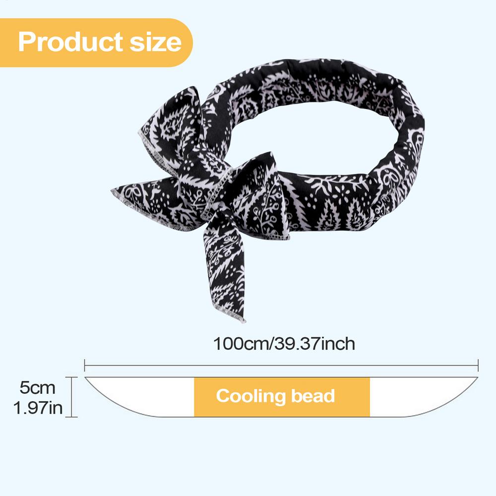 Cooling Bandana for Dogs Instant Breathable Collar Ice Dog Pet Bandana Scarf Wrap for Puppy Kitten Small Medium Large Breeds