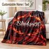Personalisierte Flanelldecke mit Slipknot-Aufdruck Warme Gemütliche Decke für Zuhause Sofa Bettwäsche