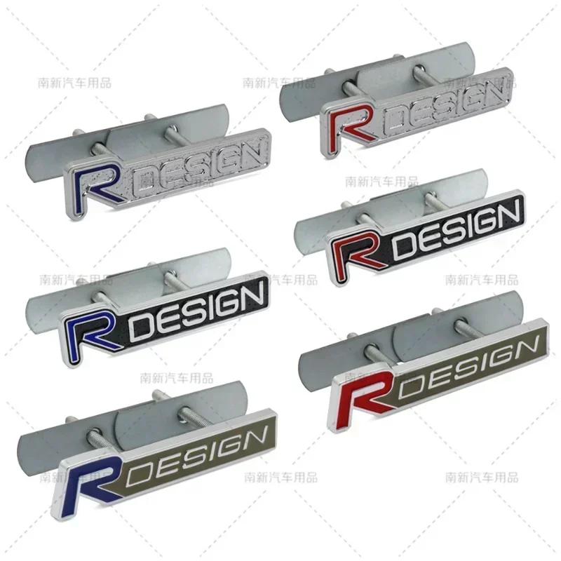 1Pc RDESIGN 3D Metal Front Hood Grill Badge Emblem Decals for XC40 XC60 XC90 V90 S90 S60 V60 V40 C70 Car Styling Accessories
