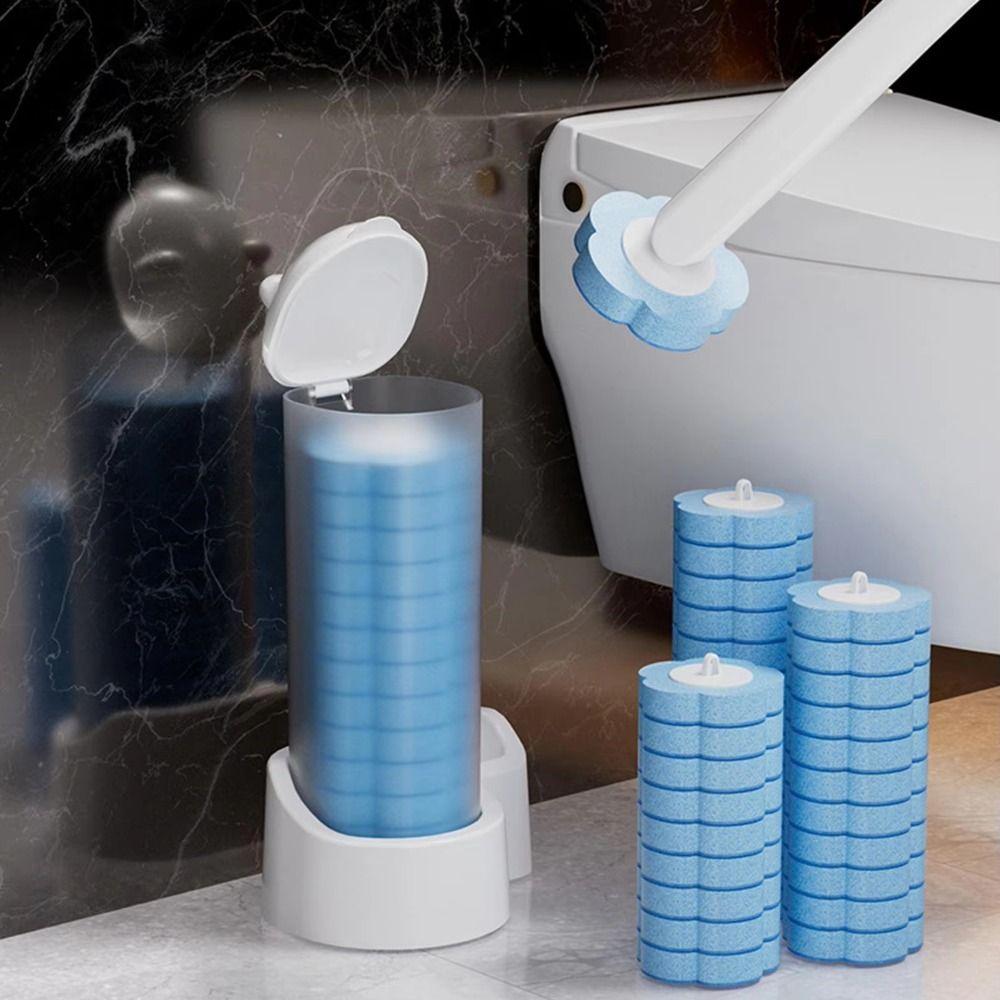 360° Cleaning Toilet Cleaning Kit Disposable Sponges Toilet Bowl Cleaners Brush Toilet Bowl