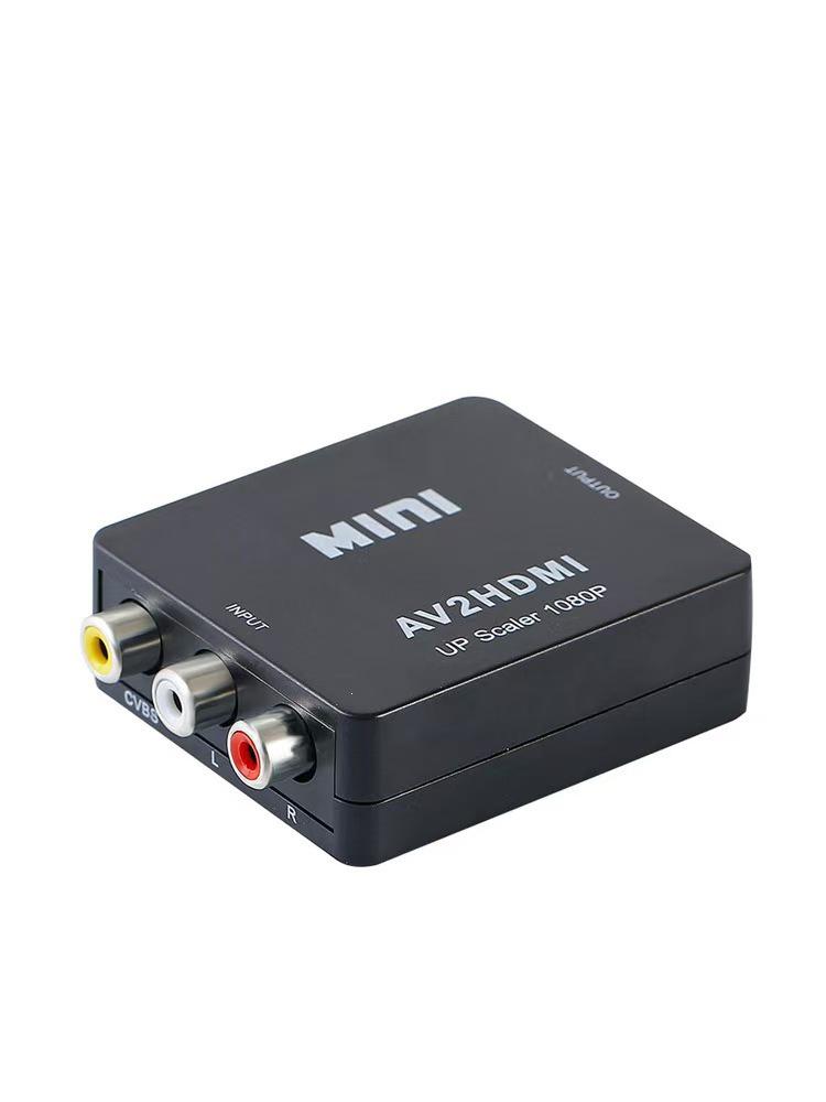 HD AV To HDMI Video Converter 1080P for Monitor, Game Console, Set-top Box, RCA Input
