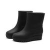 Fashion rain shoes women's new velvet adult outer wear water shoes non-slip waterproof versatile trend four-season medium tube rain boots