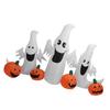 Inflatable Ghost Pumpkin 230cm Blow Up Decoration with LED Lights for Outdoor Yard Lawn