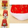 Charmant Chapeau de Noël à LED Pour Adultes et Enfants Avec Bois de Dessin Animé et Finition Velours