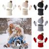 3pcs/set Keep Warm Winter Knitted Hat Thicken Warm Pullover Hat Soft Winter Hat Set  Women