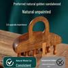 Sandalwood Scalp Massage Comb for Hair Growth and Meridian Therapy